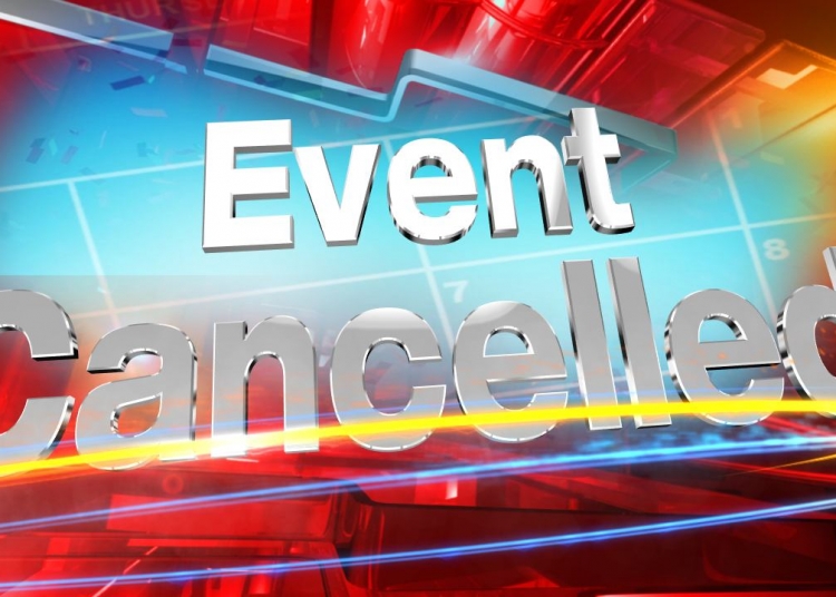 Events Cancelled due to Lockdown