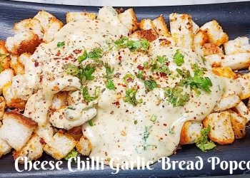 5 Minutes Chilli Cheese Bread Poppers Recipe